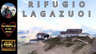 Rifugio Lagazuoi  rifugio Scottoni  lago Lagazuoi  Cortina [upl. by Ibor988]