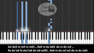 Hoja En Blanco  Dread Mar I  Piano  Synthesia  NOTAS 🎼🎹 [upl. by Notlef]