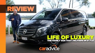 2021 MercedesBenz Vito Review  CarAdvice  Drive [upl. by Dloreh]