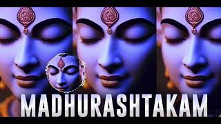 Adharam Madhuram  Madhurashtakam  Krishna Bhajan  Morning Bhajan  Adharam Madhuram with Lyrics [upl. by Siver]