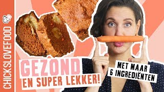 GEZONDE CARROT CAKE  CHICKSLOVEFOOD [upl. by Nissa]