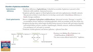 Lactase deficiency Disorders of Galactose Metabolism  Biochemistry  27  First Aid USMLE Step 1 [upl. by Stoll918]