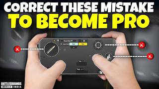 Correct These MISTAKES In Your Controls To Become Pro In Bgmi  Claw Control Settings  BGMI  PUBG [upl. by Nahpos286]