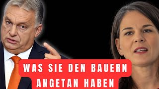 Orbans empörende Botschaft an Baerbock Ihr Umgang mit den Landwirten ist inakzeptabel und verdient [upl. by Ehcrop]