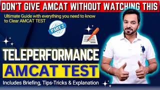 AMCAT Test for Teleperformance  Teleperformance Assessment Test  AMCAT PART 2 [upl. by Naj]