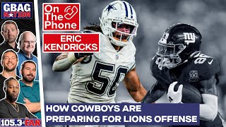 Eric Kendricks on Cowboys Preparing for Lions Offense  GBag Nation [upl. by Rifkin]