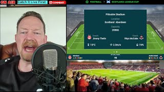 Aberdeen v Airdrieonians  Live WatchAlong [upl. by Tlevesor]