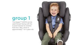 Joie Stages™ ISOFIX Installation Video [upl. by Ahsiloc702]