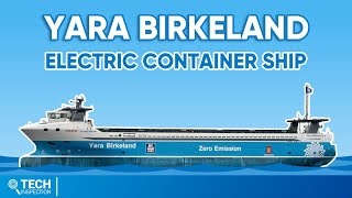 Yara Birkeland Electric Container Ship Takes Maiden Voyage [upl. by Buddy]