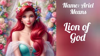 Disney Princesses Names Meaning disney princess names meaning [upl. by Llertnod]