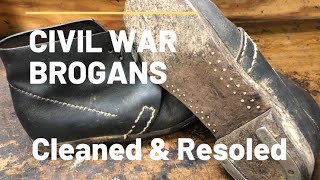 Civil War Brogans Restoration [upl. by Ytsrik542]