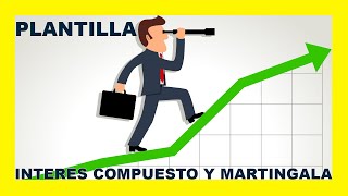 PLANTILLA para INTERES COMPUESTO y MARTINGALA Gestion de Capital  Opciones Binarias [upl. by Palmira290]