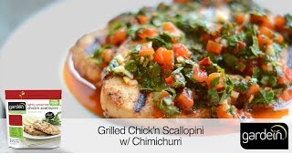 grilled chickn scallopini w chimichurri [upl. by Houser]