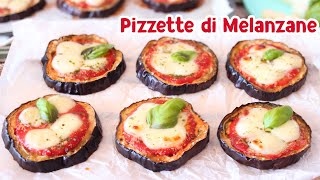 MELANZANE AL FORNO Saporite e Facili  Ricetta Facile  PIZZETTE DI MELANZANE [upl. by Naryt]