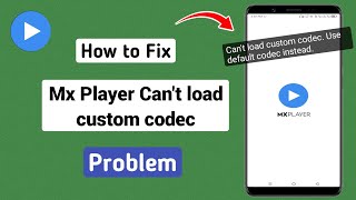 MX Player Cant load custom codec Problem AIO NEON TEGRA 3 [upl. by Anived]