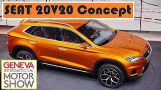 SEAT 20V20 Concept live photos at 2015 Geneva Motor Show [upl. by Sherfield]