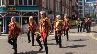 Black Adder Morris dance quotGoosetreyquot at Jockey Morris Day of Dance Birmingham May 2023 [upl. by Basil]