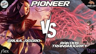 Rakdos Transmogrify VS Gruul Aggro MTG Pioneer [upl. by Annayd]