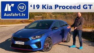 2019 KIA ProCeed 16TGDI GT  Kaufberatung Test deutsch Review Fahrbericht  Ausfahrttv [upl. by Giess]