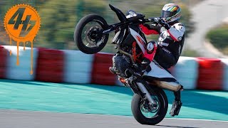 2019 KTM 690 SMC R  Review [upl. by Ecinereb551]