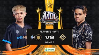 MDL PH S2 Playoffs Day 1 RSGM vs MHLK Game 2 [upl. by Ynaffik]