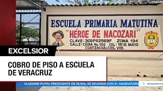 Criminales exigen cuota de 20 mil pesos a escuela de Veracruz para dar protección [upl. by Yelrahc372]