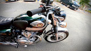 KAWASAKI W8002020  Stock Exhaust Sound【新型W排気音】 [upl. by Gilroy]