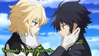 『Lyrics AMV』 Owari no Seraph Nagoya Kessenhen OP Full  Two souls toward the truth  fripSide [upl. by Boelter994]