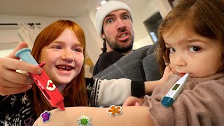 FAMiLY CHECKUP from Doctor Adley Playing our favorite games in REAL LiFE or ROBLOX Niko sick day [upl. by Julieta]