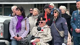 Remembrance Day 2024 in Bobcaygeon [upl. by Akenat]