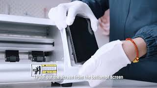 SKYCUT Screen Protector Film Cutting Machine Designed for Easy Servicing and Maintenance [upl. by Ahsad]