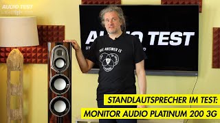 Monitor Audio Platinum 200 3G Lautsprecher  Test  Review  Hörtest [upl. by Yelkcub]