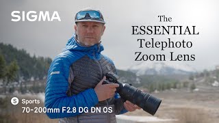 The ESSENTIAL Telephoto Zoom Lens SIGMA 70200mm F28 DG DN OS  Sports with Liam Doran [upl. by Nooj]