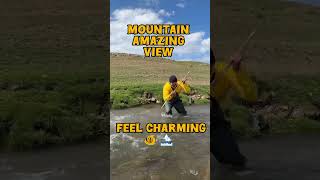 mountain amazing view🏔️💯😱 feel charming 😍🙌 viralvideo fypenjoy relaxing [upl. by Klehm]