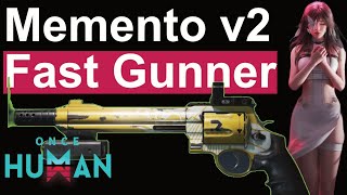 Once Human R500 Memento Fast Gunner Build  One Tap Galore and saucy hits [upl. by Anyt731]