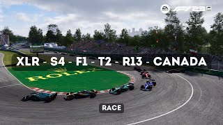 No pace but good race Drive to survive  XLR  S4  F1  T2  R13  Canada  Race  Onboard [upl. by Ahsilav]