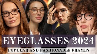 Womens eyeglasses 2024 popular and fashionable frames [upl. by Ekle]