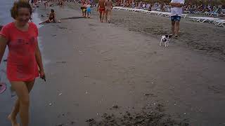 Beach walk in Romania summer 2024  part 48  Navodari  Mamaia Village [upl. by Ydnelg]