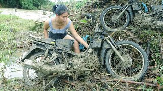 Full Video START to FINISH Female Mechanic Repair and Restore All Types Of Old Motorcycle Engines [upl. by Abe]