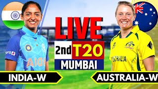 India W vs Australia W 2nd T20 Live  IND W vs AUS W Live India Women vs Australia Women Match Live [upl. by Guild422]