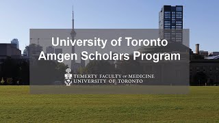 U of T Amgen Scholars Program [upl. by Devina]