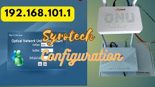 Syrotech 24G router configurationtelugu [upl. by Lothar]