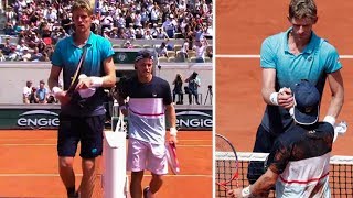 Can Tennis Shortest Player Beat the Tallest  Crazy Matchup [upl. by Fritts]