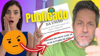 🔴FINALMENTE PUBLICADO PORTARIA DE OUTUBRO com valores do Auxílio Financeiro Complementar da União [upl. by Irec]