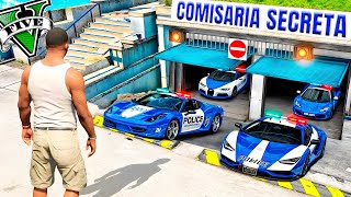 Me INFILTRÉ en el GARAJE MILLONARIO SECRETO de la POLICIA en GTA 5 [upl. by Erlond51]