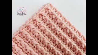 🇺🇸 CROCHET Alpines Stitch  BEGINNER [upl. by Marjana536]