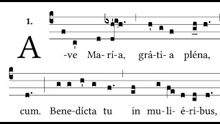 Ave Maria  Gregorian Chant [upl. by Huppert]