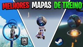 OS 5 MELHORES MAPAS PARA EVOLUIR NO ROCKET LEAGUE [upl. by Godber]