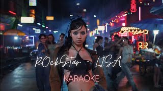 Rockstar  LISA karaoke [upl. by Saibot]