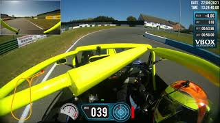 Caterham Academy  Mallory Park Hot Lap 5369 [upl. by Sussi]